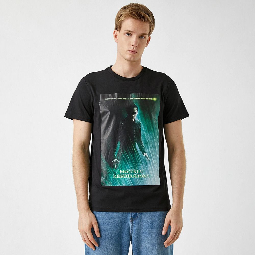 تی شرت آستین کوتاه مردانه کوتون مدل Matrix