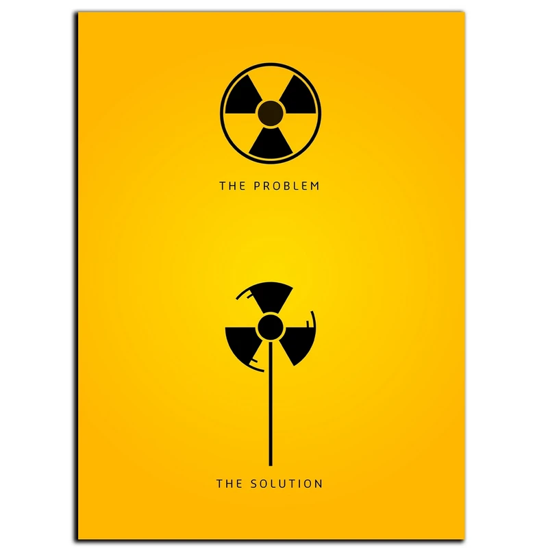 تابلو شاسی بکلیت طرح جمله انگیزشی مثبت مشکل و راه حل مدل SH-S3877