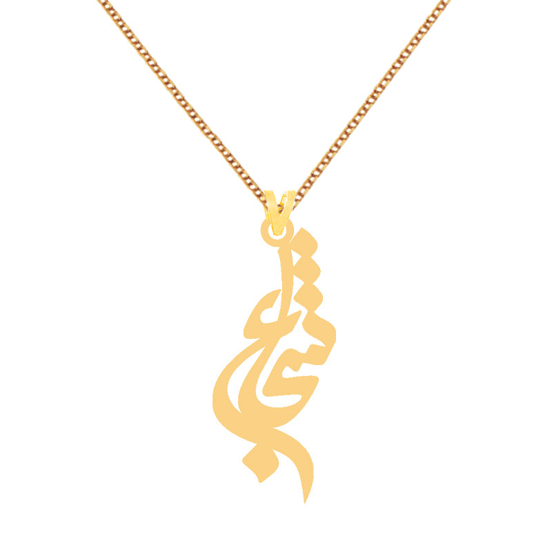 گردنبند طلا 18 عیار زنانه کرابو طرح شجاع مدل Kr7477