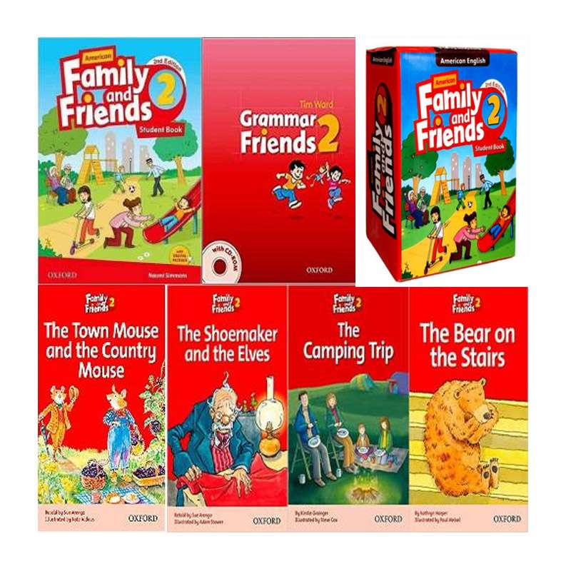 کتاب Family And Friends2 Second Edition اثر Tamzin Thompson انتشارات الوندپویان 6 جلدی