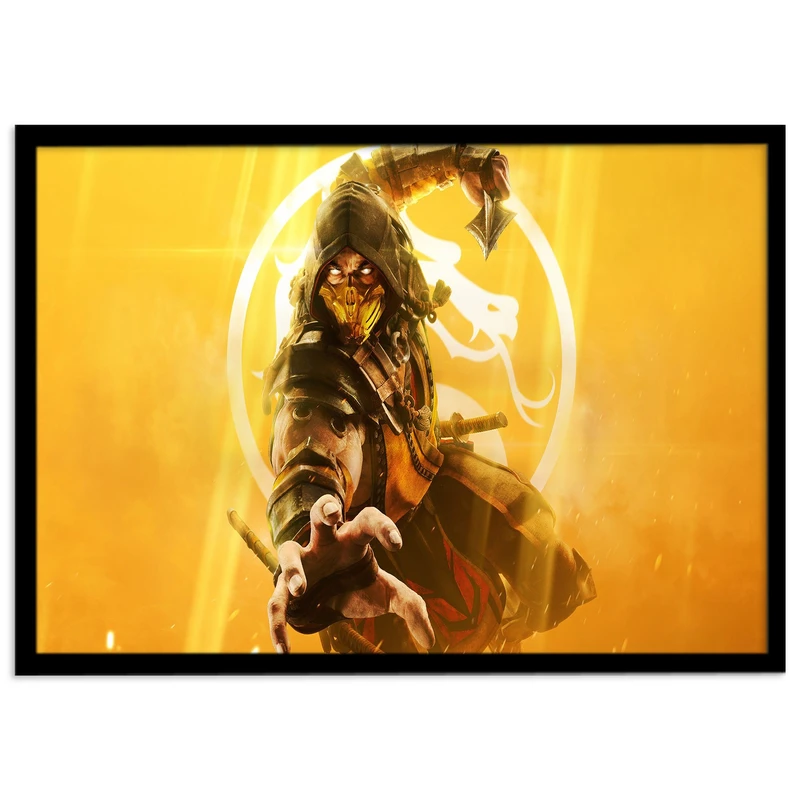 تابلو نوری بکلیت طرح بازی گیم نت Mortal Kombat مدل B-s1426