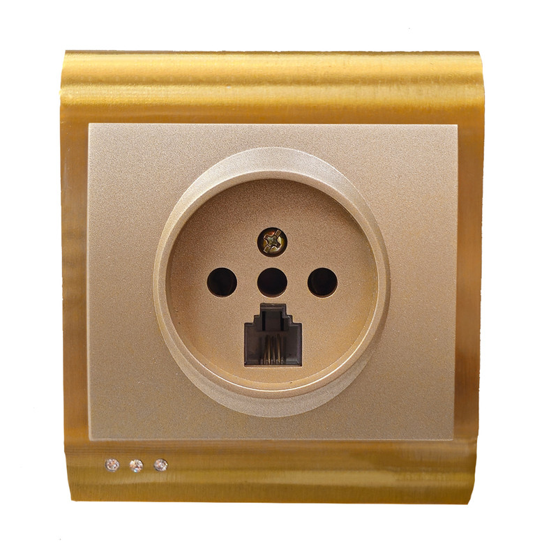 پریز تلفن ایران الکتریک مدل 2009 متال