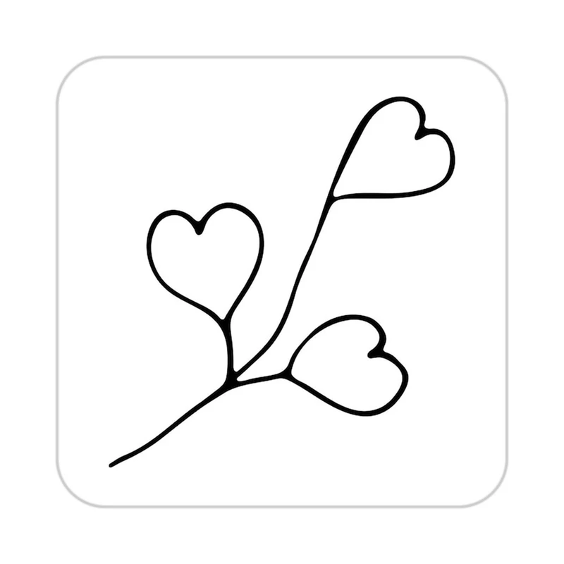 زیر لیوانی کاکتی طرح عاشقانه مدل mp38191