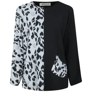 بلوز آستین بلند زنانه مدل ترک کد 6656