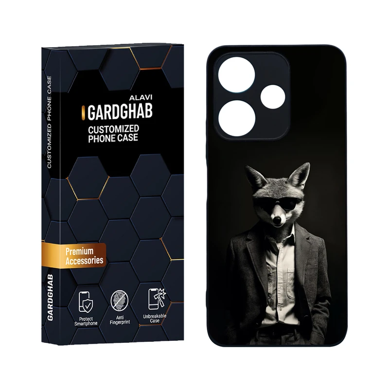 کاور گارد قاب علوی مدل دورژله ای کارتنی و انیمه مناسب برای گوشی موبایل شیائومی Poco M6 4G