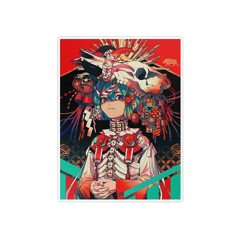 استیکر لپ تاپ ماسا دیزاین طرح ANIME مدل STKA0072