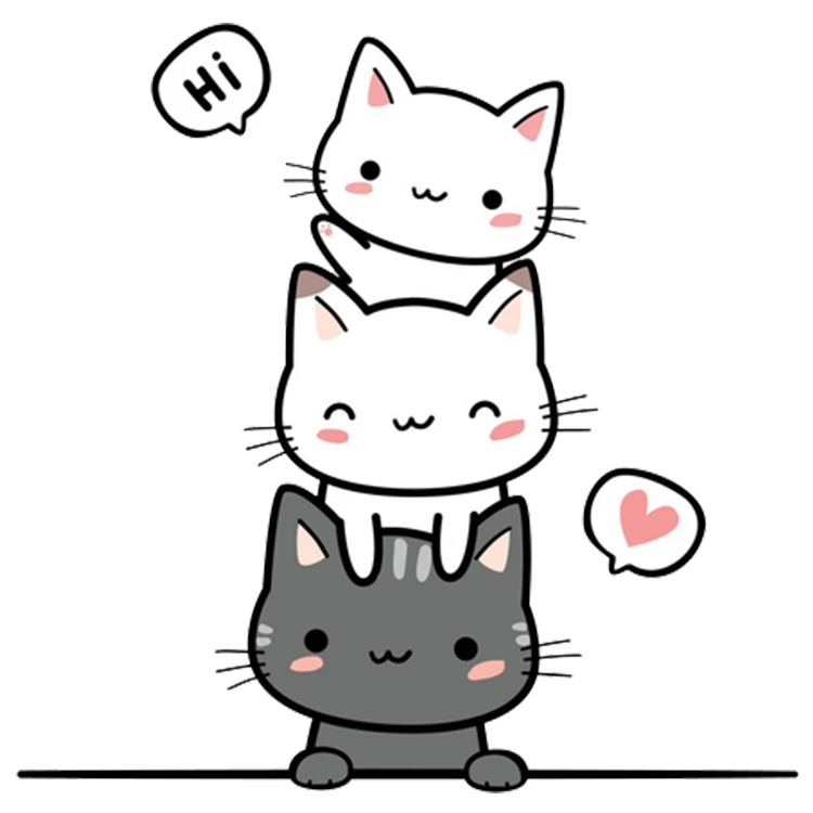 استیکر پارچه و لباس پاد آفرین مدل گربه ها کد DKST372