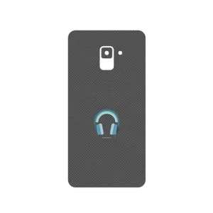 MAHOOT Minimal Headphone Icon Cover Sticker for Samsung Galaxy A8 Plus 2018
