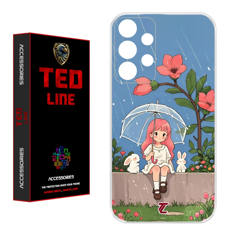 کاور تدلاین طرح دخترانه کد 1216 مناسب برای گوشی موبایل سامسونگ Galaxy A73