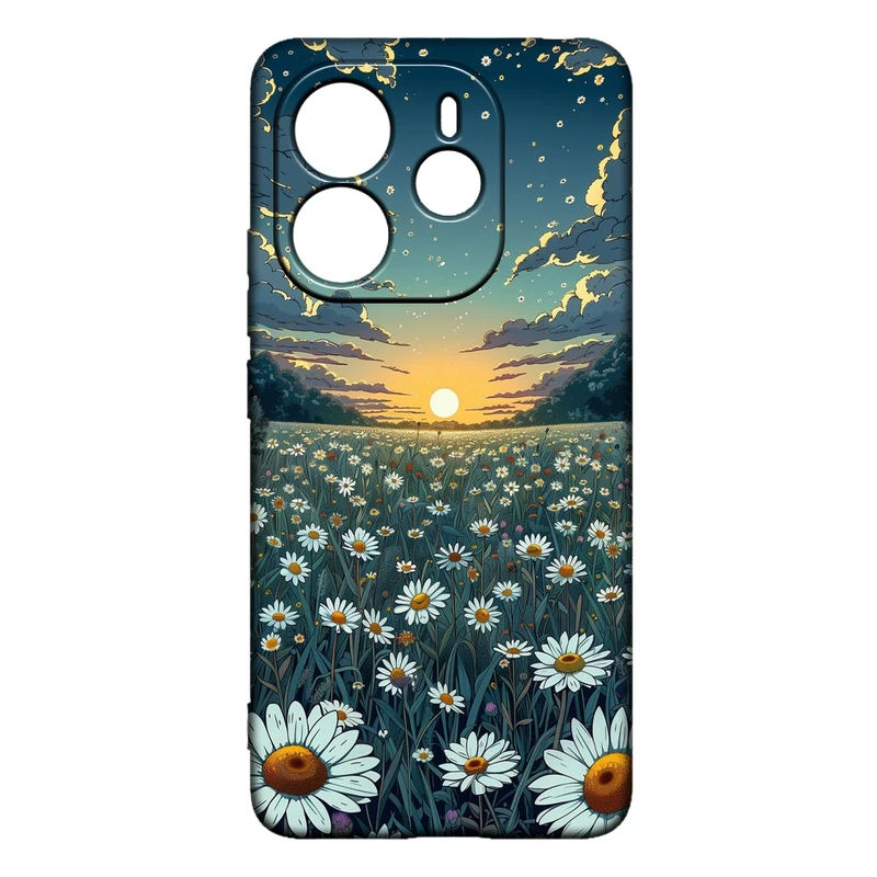 کاور طرح گل کد 340 مناسب برای گوشی موبایل شیائومی Redmi Note 14 4G