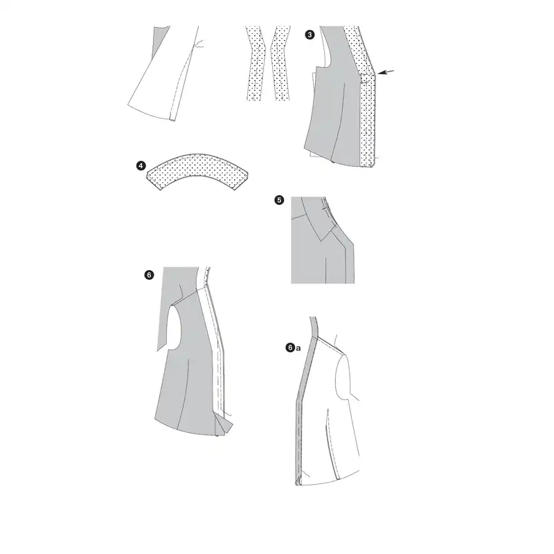 الگوی خیاطی ست لباس راحتی زنانه بوردا استایل کد 6742 سایز 34 تا 44 متد مولر