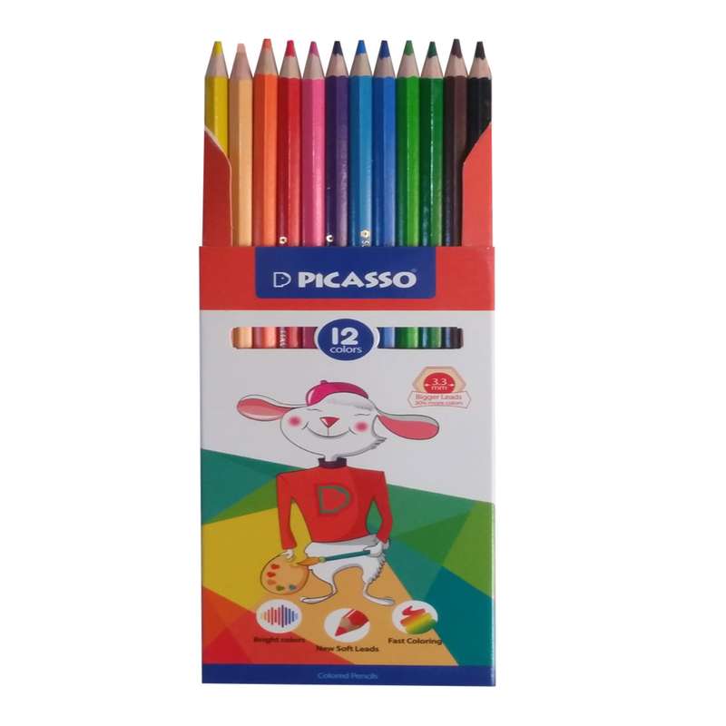  مداد 12 رنگ پیکاسو کد 03 