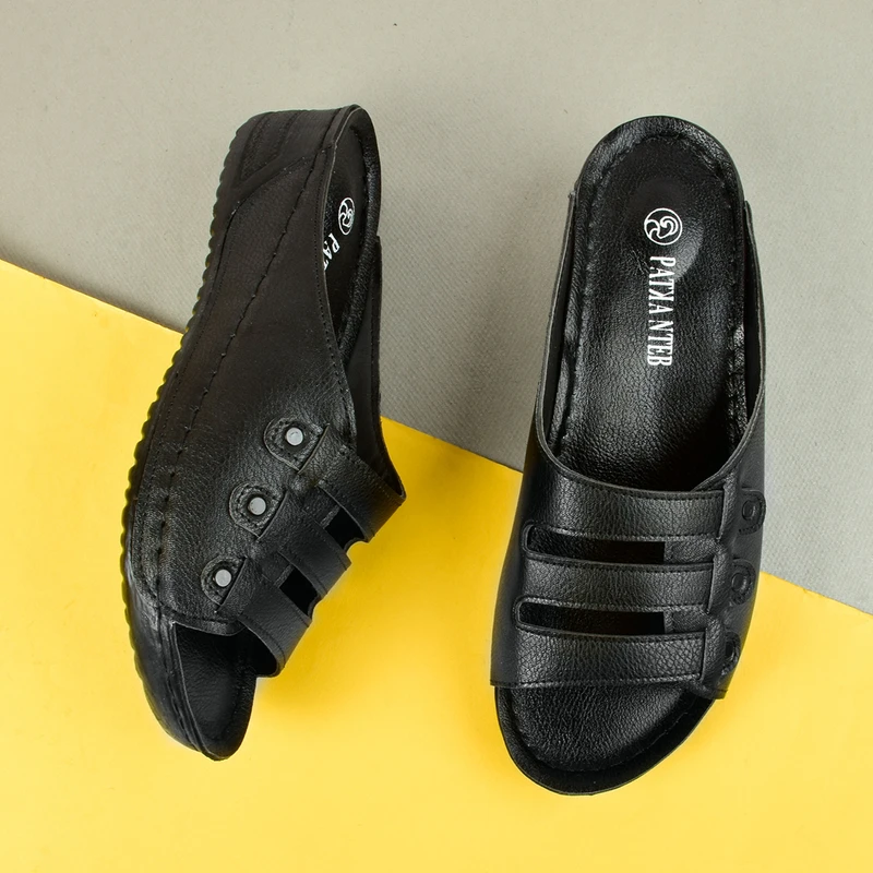 عکس شماره 3 : دمپایی زنانه پاتکان مدل طبی خار پاشنه کد bk.4097