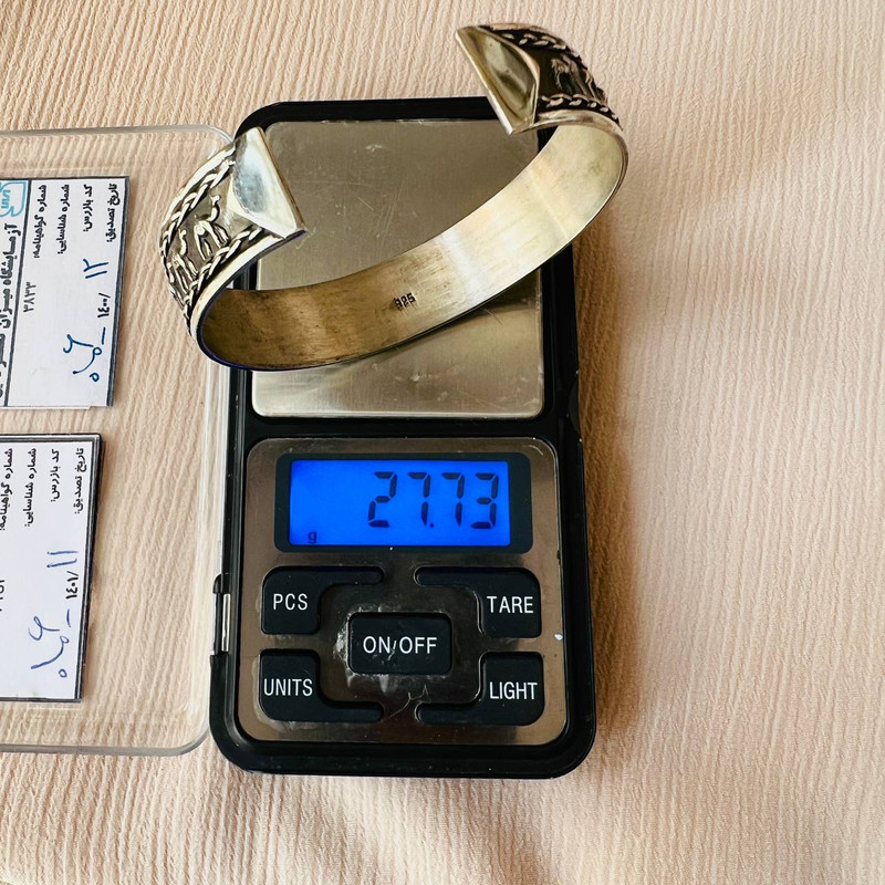 دستبند نقره مدل شتر