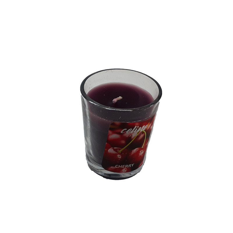شمع لیوانی سلین مدل cherry