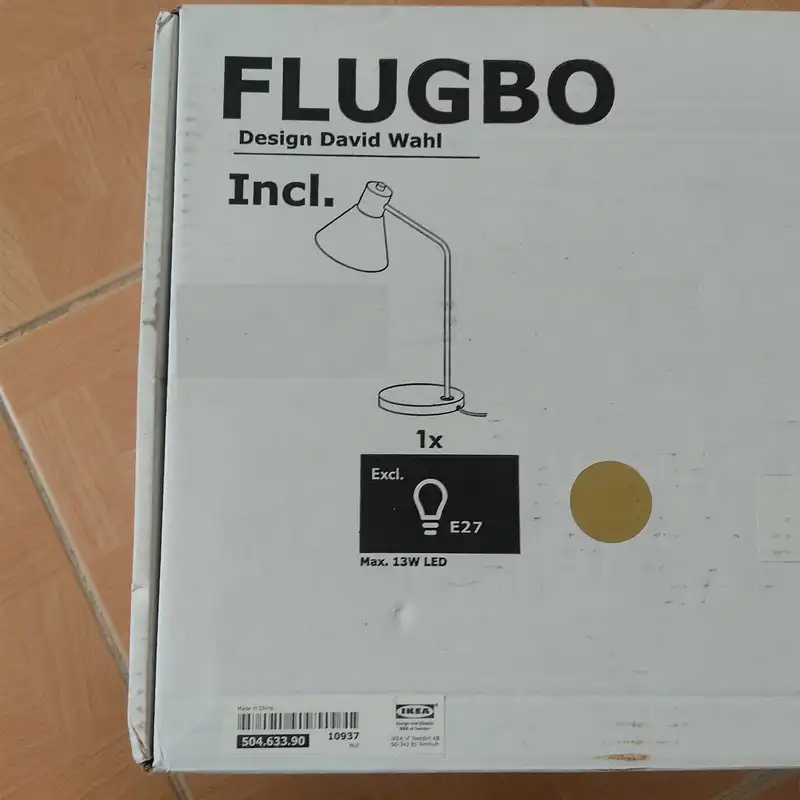 چراغ مطالعه ایکیا مدل FLUGBO