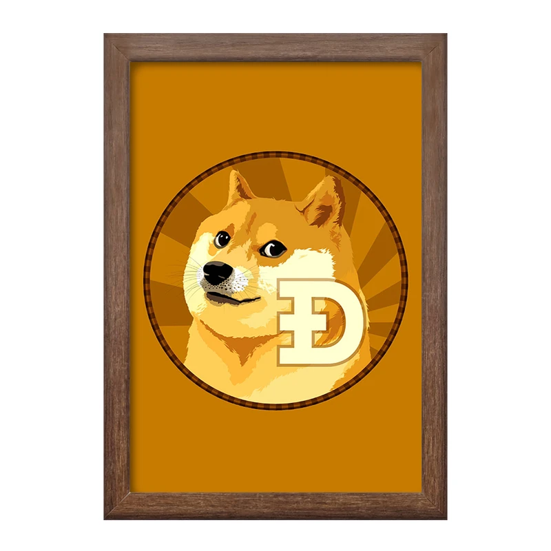 تابلو خندالو طرح ارز دیجیتال دوج کوین  کد 10886