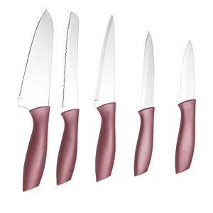 ست چاقو آشپزخانه 5 پارچه شفر مدل ROS03