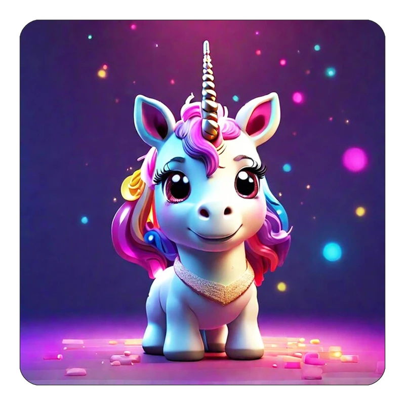 مگنت کاکتی طرح اسب تک شاخ و یونیکورن مدل mp30862