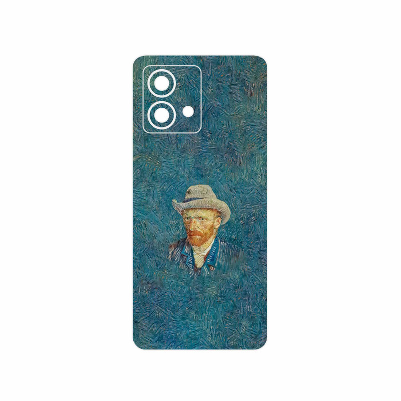 برچسب پوششی ماهوت مدل Self portrait with a gray felt hat مناسب برای گوشی موبایل موتورولا Moto G84