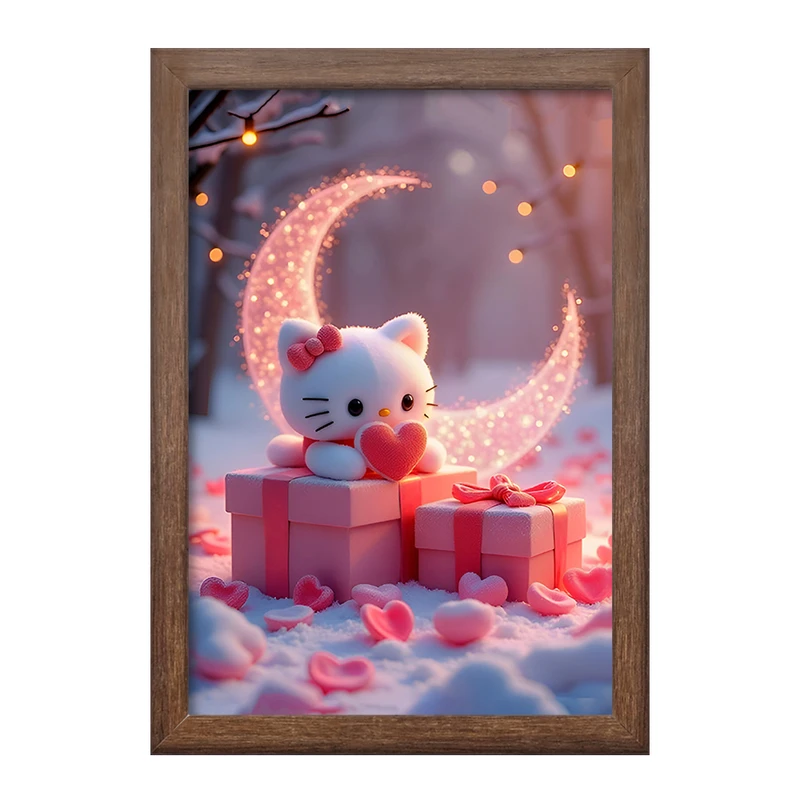 تابلو خندالو طرح هلو کیتی کد F9459