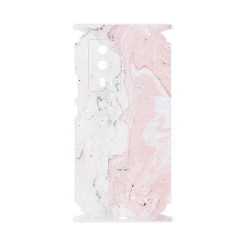 برچسب پوششی ماهوت مدل Blanco_Pink_Marble-FullSkin مناسب برای گوشی موبایل شیائومی Poco F5 Pro