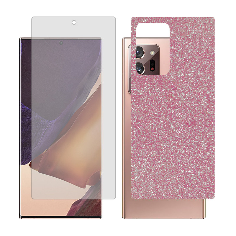 محافظ صفحه نمایش شفاف گلس مدل Together مناسب برای گوشی موبایل سامسونگ Galaxy Note20 Ultra 5G به همراه برچسب پوششی پشت گوشی 