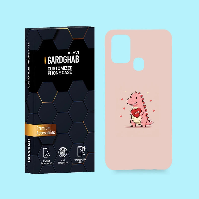 کاور گارد قاب علوی مدل عاشقانه مناسب برای گوشی موبایل سامسونگ Galaxy M31