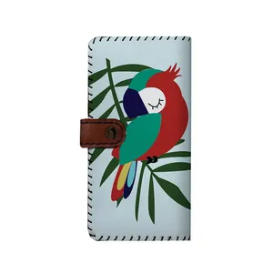 کیف پول زنانه ترمه طراحان ایده مدل بنددار کد adc020