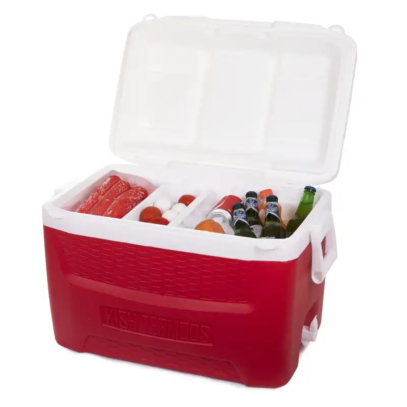 یخدان سفری کیش ترموس مدل شیر دار گنجایش 60 لیتر