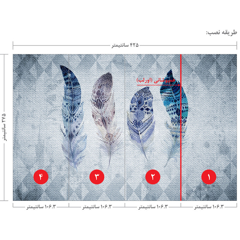 کاغذ دیواری مدل 03918032
