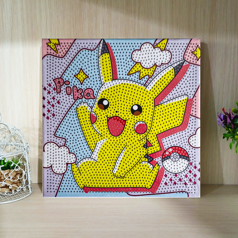 بازی آموزشی  مدل ساخت تابلو نقاشی الماسی طرح دیجیمون کد 218