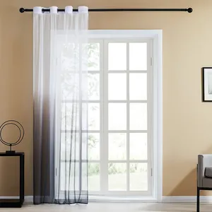 پرده پانچ نوین دکور سیلوانا مدل حریر دورنگ 280 سایز 280x140 سانتی‌متر