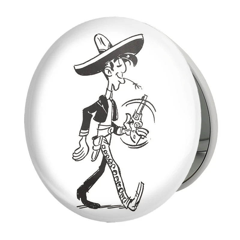 آینه جیبی خندالو طرح لوک خوش شانس مدل تاشو کد 29334