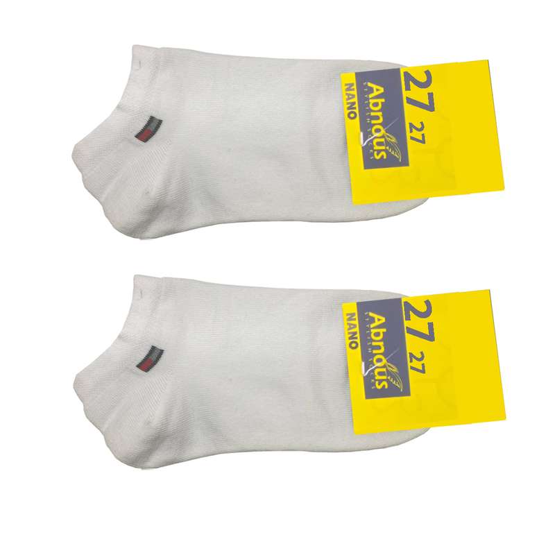 جوراب ساق کوتاه مدل نانو آبنوس کد 201 بسته 2 عددی