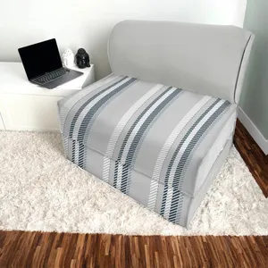 مبل تختخواب شو یک نفره نوپه هوم مدل کلاسیک راه راه P1028