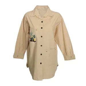 مانتو زنانه مدل گلدوزی شده کد 401