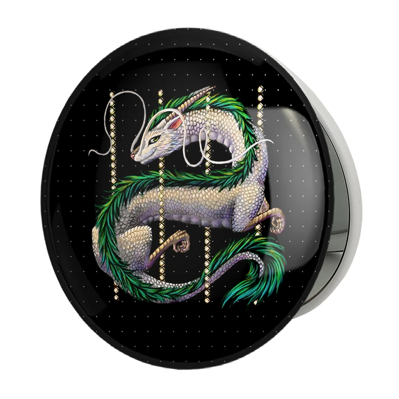 آینه جیبی خندالو طرح هاکو انیمه شهر اشباح Spirited Away مدل تاشو کد 30258