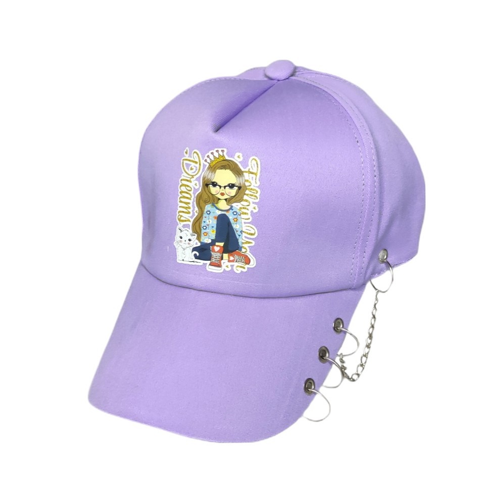 کلاه کپ دخترانه مدل پرنس کد 03