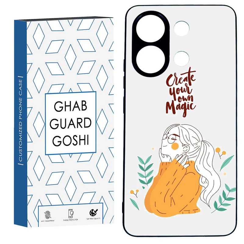 کاور قاب گارد گوشی طرح دخترانه کد TPU-050 مناسب برای گوشی موبایل شیائومی  REDMI NOTE 13 4G