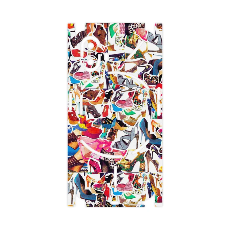 برچسب پوششی ماهوت مدل Collage of High heel Shoes-FullSkin مناسب برای گوشی موبایل ناتینگ Phone 2