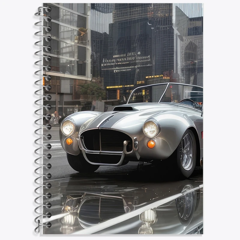 دفتر لغت 50 برگ خندالو طرح ماشین کلاسیک کد F547