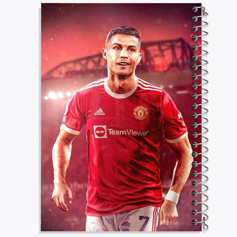 دفتر ژورنال نویسی 50 برگ خندالو مدل نقطه ای طرح کریستیانو رونالدو کد 13905