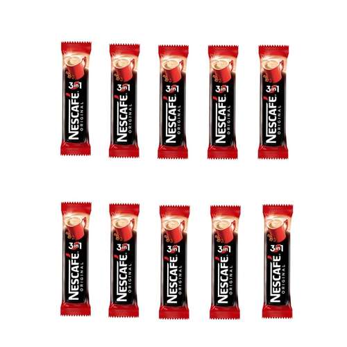 ساشه کافی میکس ۳ در ۱ نسکافه بسته ۱۰ عددی
