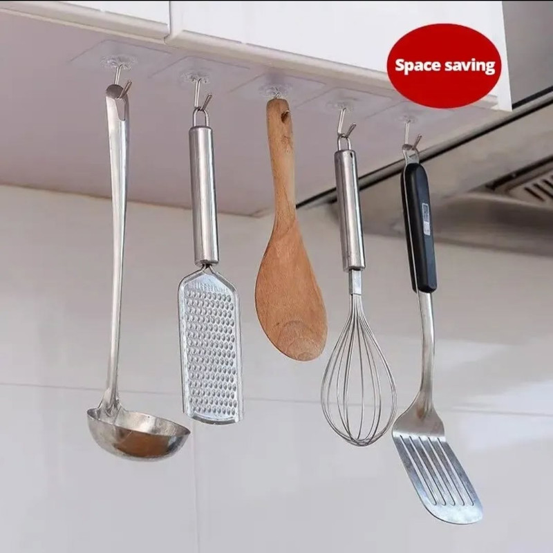 آویز چسبی مدل قلاب دار بسته 5 عددی
