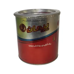 ضد زنگ آلکیدی طوسی پیمان مدل P-1 حجم 1 لیتر