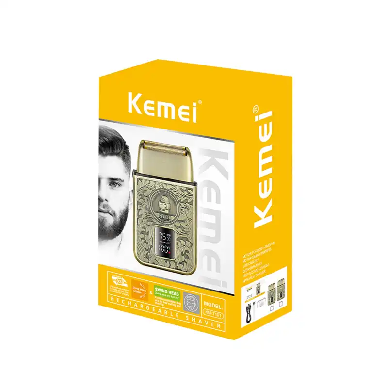 ست ماشین اصلاح موی صورت و بدن شارژی کیمی مدل KM-T101