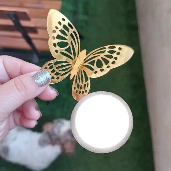 ابزار تزیین کیک به گز مدل پروانه مجموعه 3 عددی