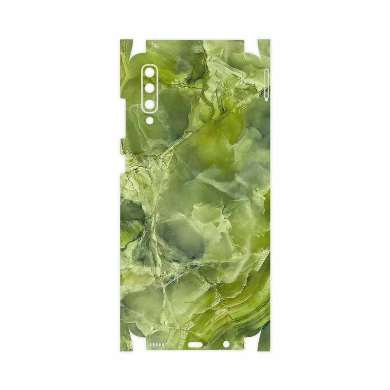 برچسب پوششی ماهوت مدل Green Crystal Marble-FullSkin مناسب برای گوشی موبایل سامسونگ Galaxy A70