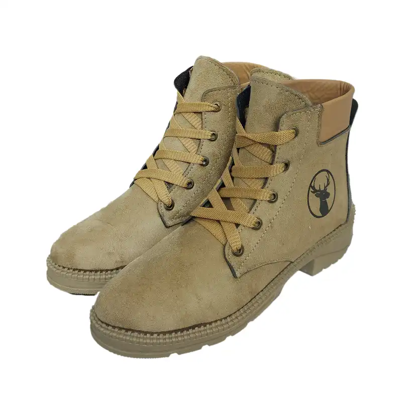 نیم بوت زنانه سیی مدل گوزنی کد 2062.3